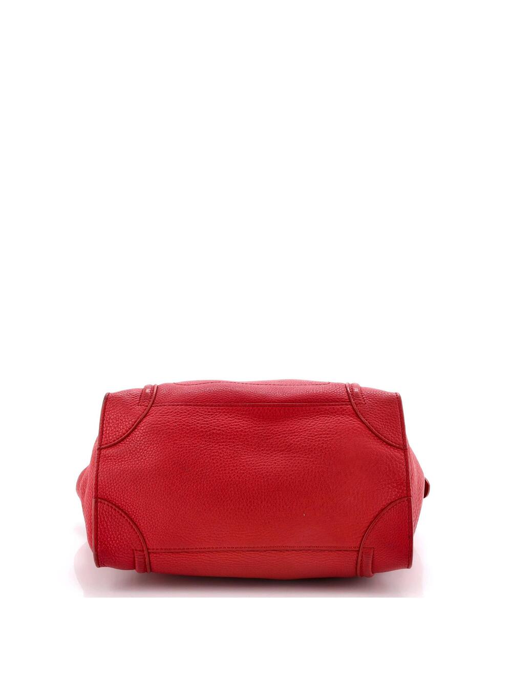 Celine Luggage Bag Grainy Leather Mini #233130C10B - Picture 4 of 7